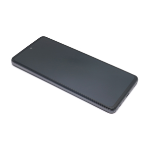 Slika od LCD za Samsung A528 Galaxy A52S 5G + touchscreen + frame black Full ORG (GH82-26861A/26863A)