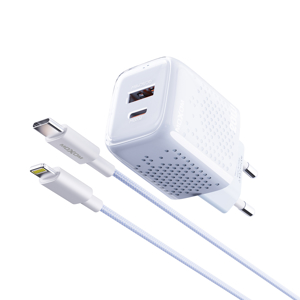 Slika od Kucni punjac Moxom MX-HC206 18W FAST PD 20W Type C na lightning plavi