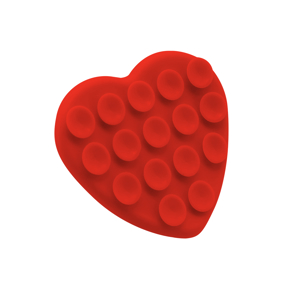 Slika od Stiker za Mobilni telefon BUBBLE HEART crveni
