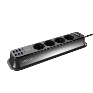 Slika od Produzni kabl Moxom MX-ST05 crni