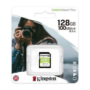 Slika od Memorijska kartica Kingston Select Plus SD 128GB SDS2/128GB Class 10 UHS U1 100MB/s