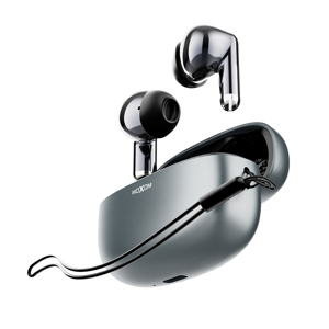 Slika od Slusalice bluetooth Moxom MX-TW78 AI prevodilac srebrne