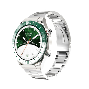 Slika od Smart watch Moxom MX-WH21 srebrni (srebrna metalna i zelena silikonska narukvica)