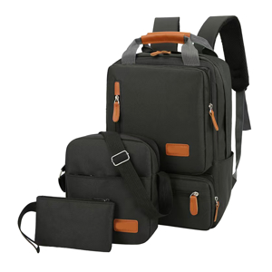 Slika od Ranac za laptop BP-07 set 3u1 (ranac i dve torbice) crni