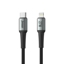 Slika od USB data kabal Superior SU-K101 pleteni 27W 3A Type-C na Lightning 1m crni