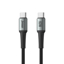 Slika od USB data kabal Superior SU-K102 pleteni Fast 60W 3A Type-C na Type-C 1m crni