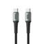 Slika od USB data kabal Superior SU-K103 pleteni Fast 100W 5A Type-C na Type-C 1m sivi