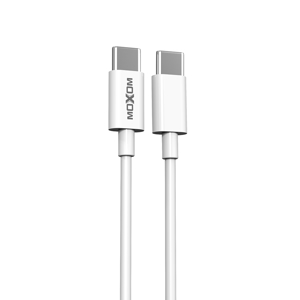Slika od USB data kabal Moxom MX-CB128 Type C na Type C PD 60W 20cm beli